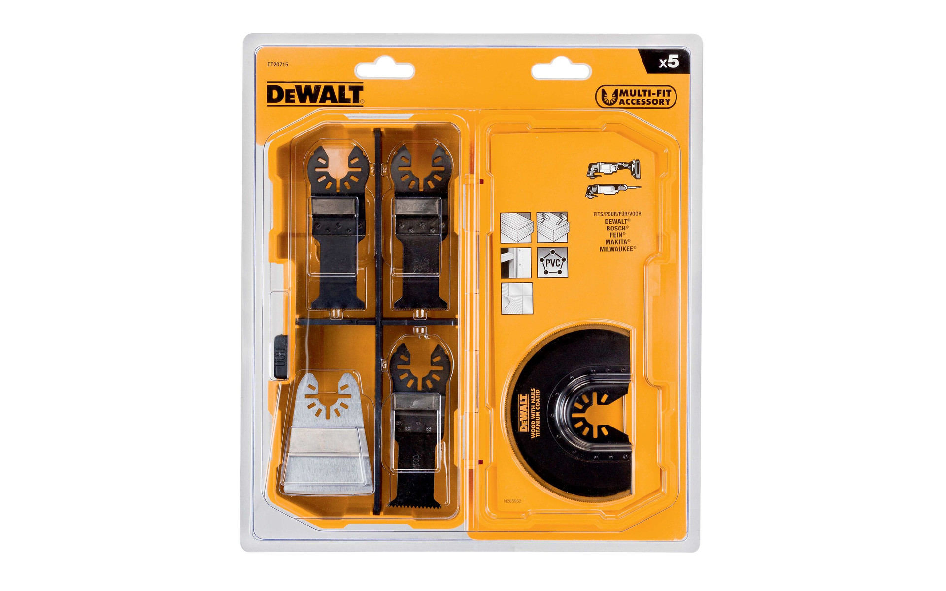 DEWALT DT20715-QZ Multi-Tool tartozék készlet